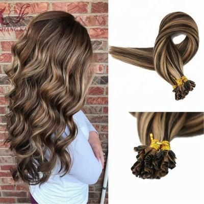 Best Quality 100% Virgin Remy Hair Full Cuticle Russian Hair U Tip Keratin Piano Color Human Hair Extension