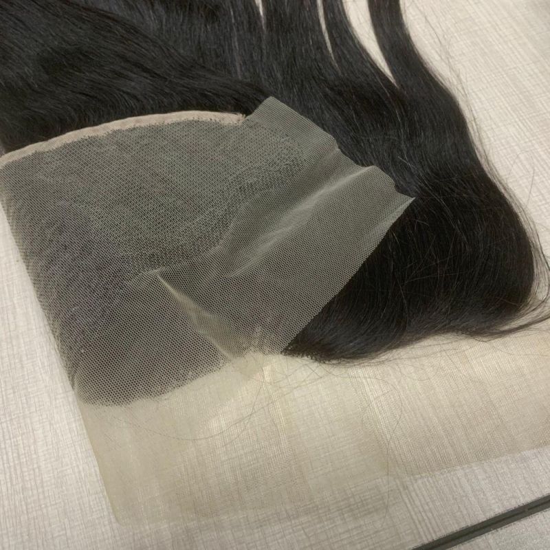 Wendyhair Swiss Lace Closure Straight Brzilian Virgin Human Hair Frontal