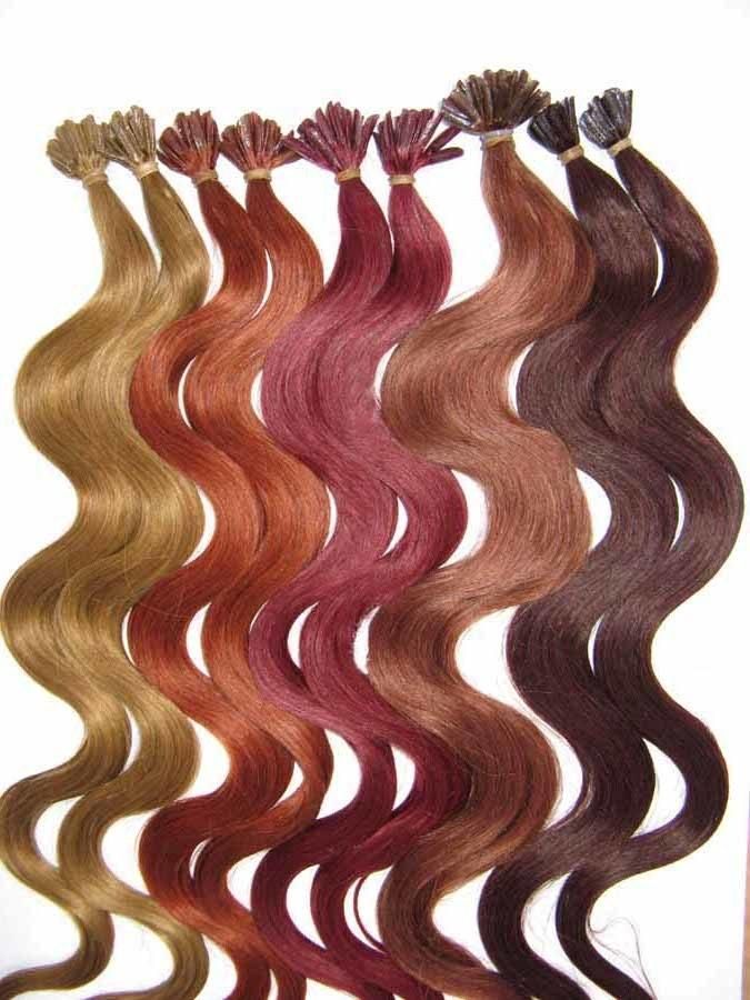 Remi Pre-Bonded Hair Extensions U Tip, I Tip, Flat Tip Curly