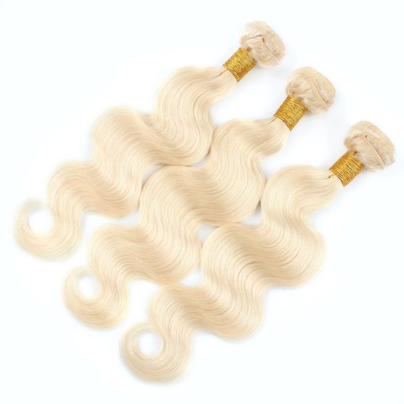 Hot Selling Cuticle Aligned Unprocessed 613 Blond Human Hair Bundle