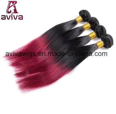 Silky Straight Natural Virgin Ombre Hair Extension