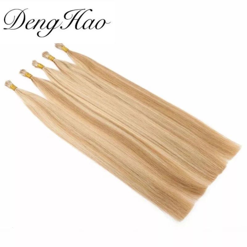 Wholesale Price 100% Raw Human I Tip Hair Extension