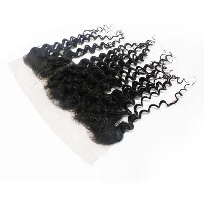 Brazilian Deep Wave 100% Virgin Human Hair 13*4 Swiss Lace Frontal