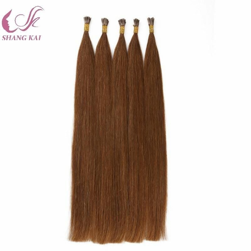 Pre Bonded 100% Remy Human Hair More Than 60 Kinds of Colors Hair Extensions