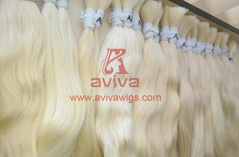 Original Natural Virgin Remy Cuticles Intact Human Hair Bulk