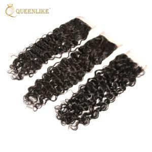 Unprocessed Raw Indian Vendors Double Drawn Closure Hair