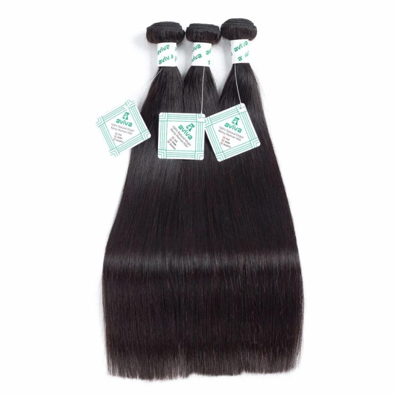 Brazilian Virgin Remy Hair Weave Double Drown Human Hair Silky Straight Weave