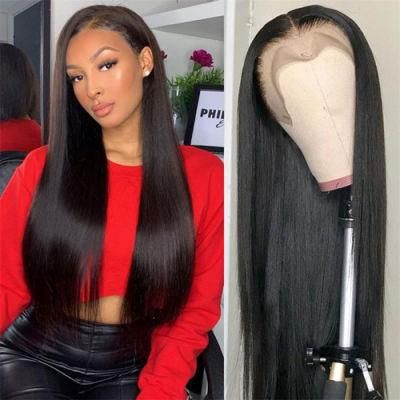 150% 180% Density HD Full Lace Human Hair Wigs for Black Women, Wholesale Brazilian Virgin Hair Transparent Lace Front Wig