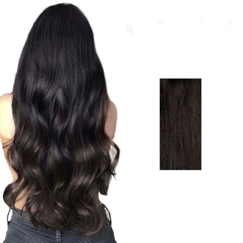 100% Remy Hair I Tip Human Hair Extension Natural Black