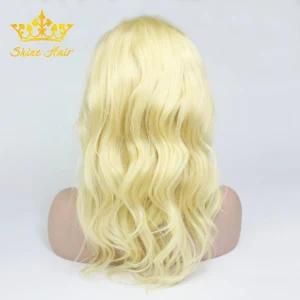 Blonde #613 Color 100% Human Remy Hair Glueless 360 Wig for Natural Wave