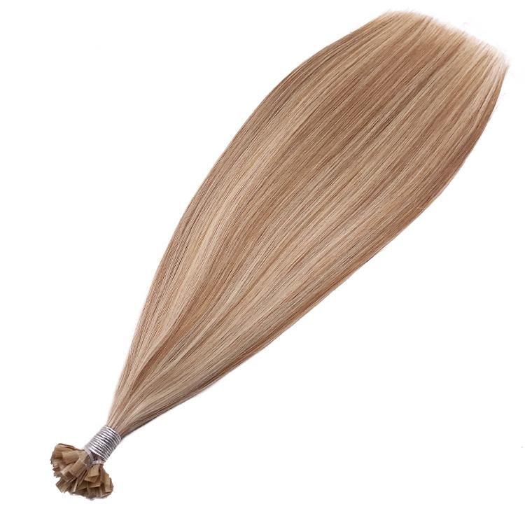 12A Raw Remy Virgin Aligned European Human Hair Double Drawn Flat Tip Hair Extension
