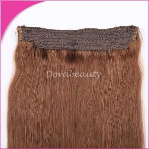 Piano Color Brazilian Hair Halo Human Hair Extensions