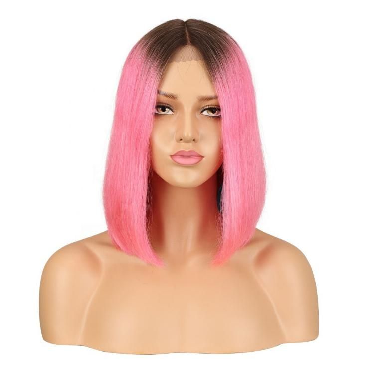 Double Wefts Swiss Lace Front Human Hair Wigs