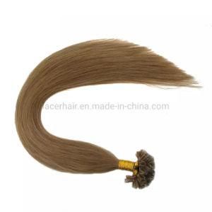 Italian Keratin Brazilian Natural Nail U Tip Virgin Factory Best-Quality-Honey-Blonde Remy Extension Human Hair
