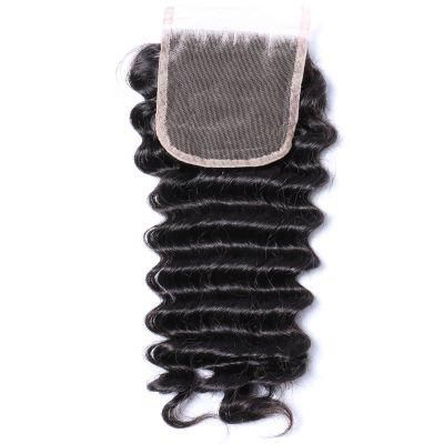 Kbeth Deep Wave 6*6 Transparent Lace 12 Inch Closure Cheap Price Toupees From China Xuchang Factory Wholesale