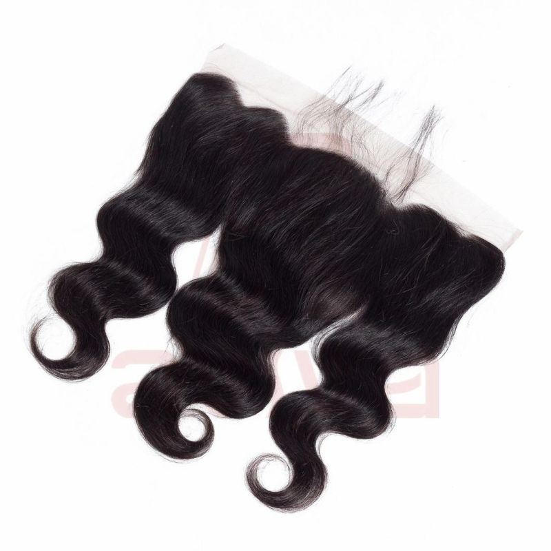 Body Wave Hair Closure 4X13 Inch Swiss Lace Closure Free Part 100% Human Remy Hair 8-24 Inch Hand Tied Closure