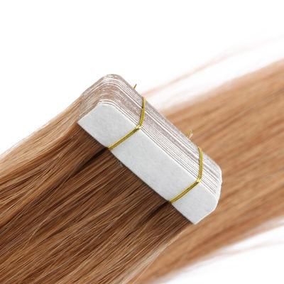 Extensions 20PC Seamless Hair for Woman Adhesives Machine Remy Hair Skin Weft 613 Strong Us Tape Ins 18&quot;