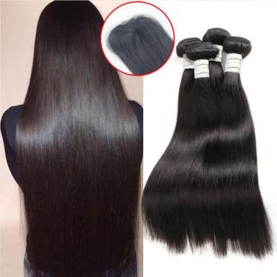 Cheap Wholesale Human Hair Extension Silky Straight Natural Human Hair Bundle Human Hair