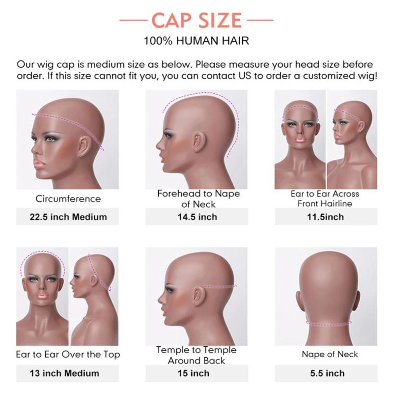 Body Wave 13X4 Lace Front Human Hair Wigs Loose Glueless Frontal Brazilian Virgin Hair 150% Density Nature Color for Black Women 30 Inches