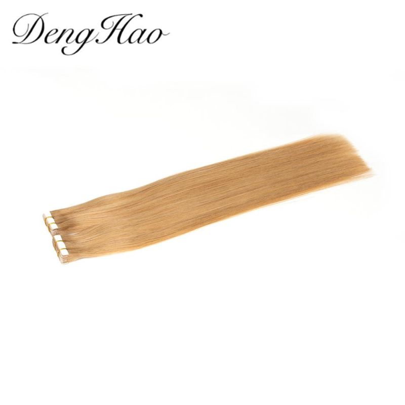 Human Hair Double Drawn Factory Tape Hair Extension