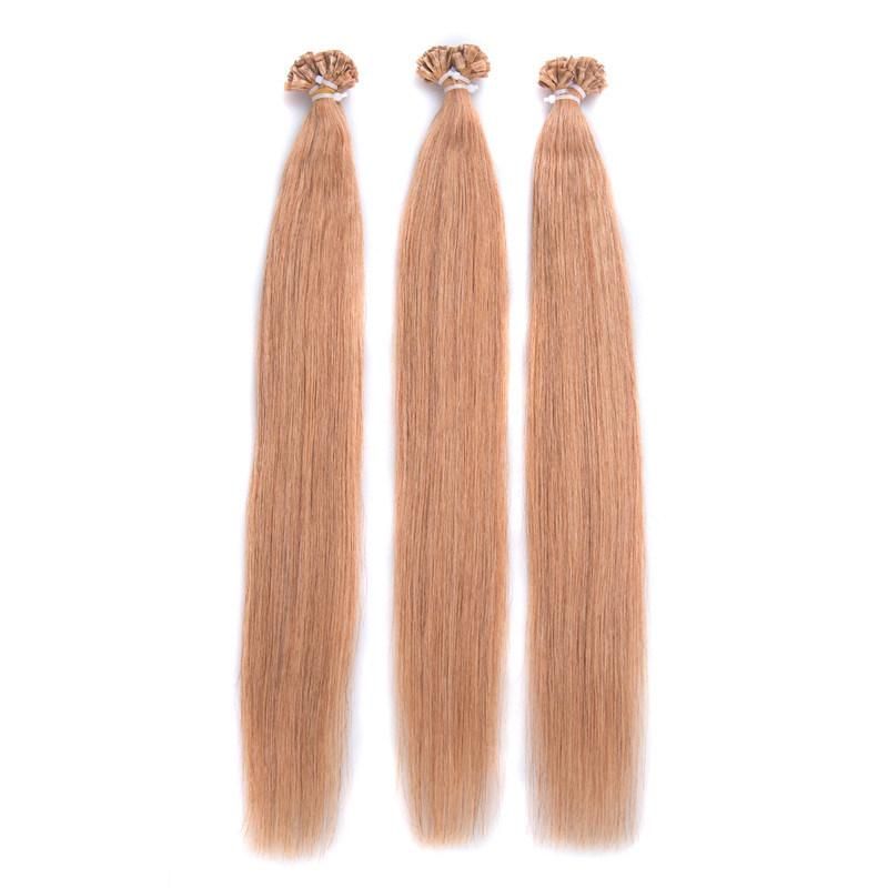 U Tip Hair Extensions Human Hair Highlighted 100 Strands Keratin