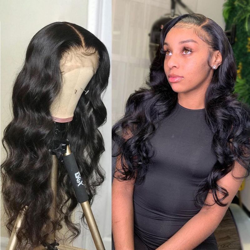 13X4 Body Wave Lace Front Wig Transparent HD Lace Frontal Wig Full Brazilian Hair Wigs for Women Human Hair Wig Natural Hair