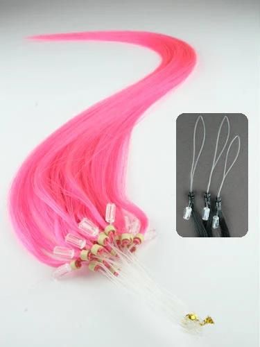 Whosale Micro Ring Beads Easy Loop Miro Ring Hair Extension Micro Loop Hair Extension Red Color (AV-RH00-Red)