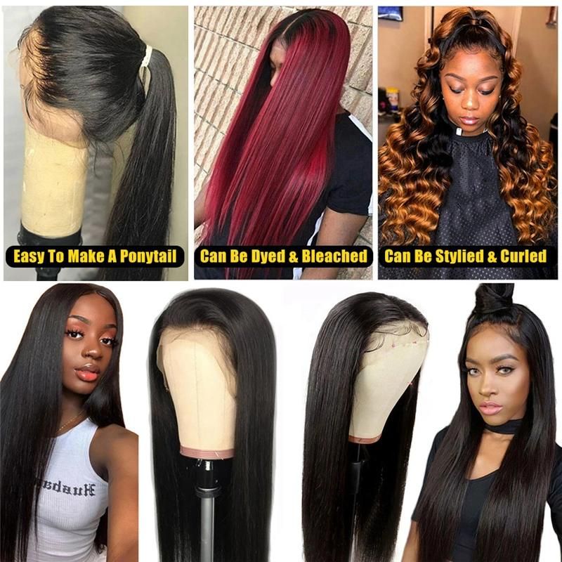 Film Transparent Swiss Lace Front Wig, Pre Plucked Raw Virgin Hair Wig HD Lace Wig Lace Front, HD Lace Frontal Wig for Black Women