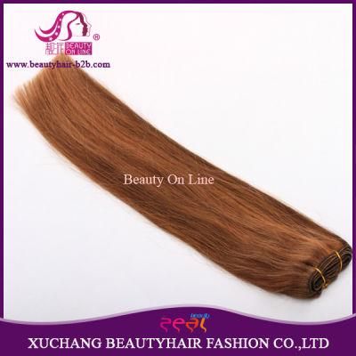 Wholesale Top Qualiy Peruvian Brown Human Hair Extension
