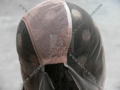 Silky Base Human Hair Full Lace Wig (AV-W015A)