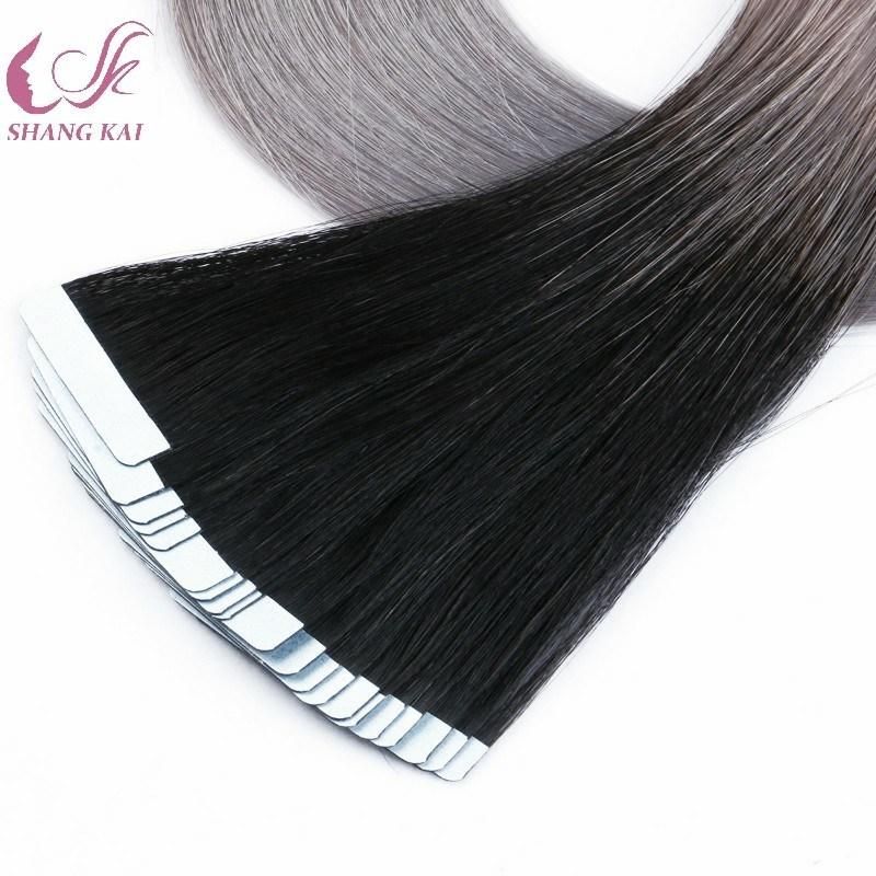 Ombre Color Double Drawn Thick End Tape in Hair Extension