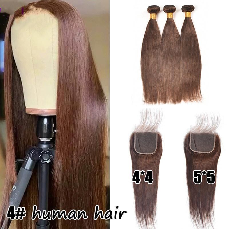 100g 4# Human Hair 8"-30" Body Wave Curly Human Hair Bundles