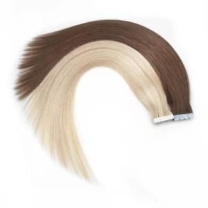 22&quot; Tape Remy Human Hair Extensions Brown Blonde