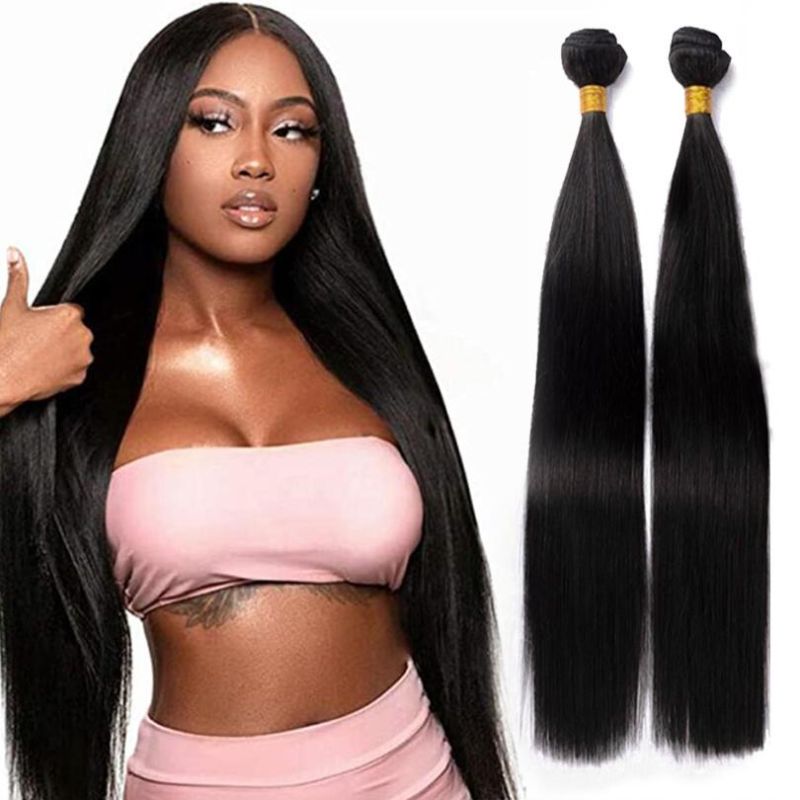 Kbeth Bone Straight Human Hair for Black Women Myanmar Real Virgin Hair 100% Remy 10inch to 40 Inch Custom Length Soft Human Hair Extensions Factory Supply