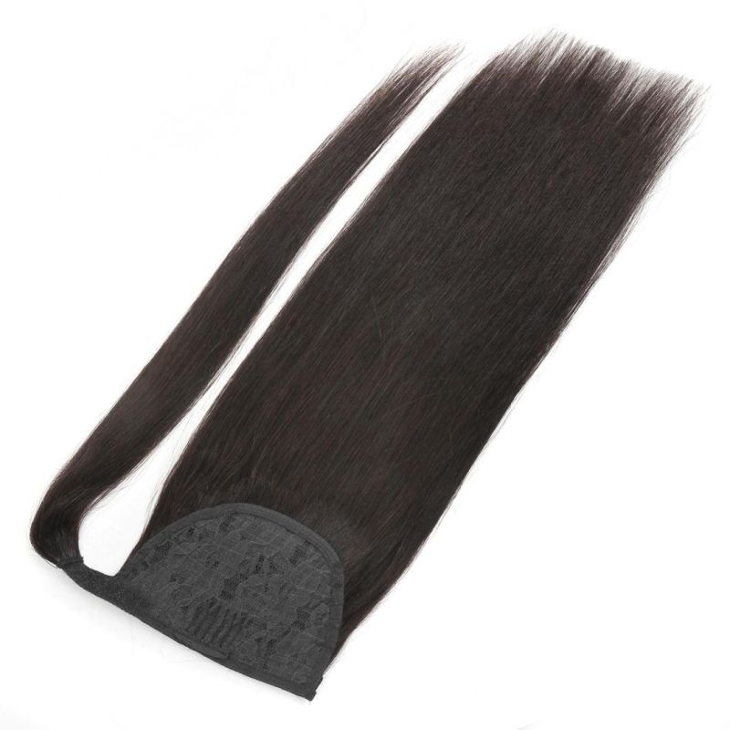 Top Quality Virgin Cuticle Aligned Human Hair Ponytail