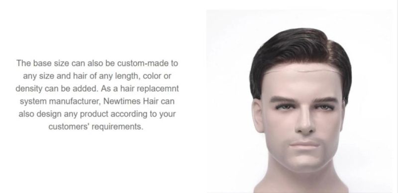 Ultra Durability Long Lasting Men′s Toupee
