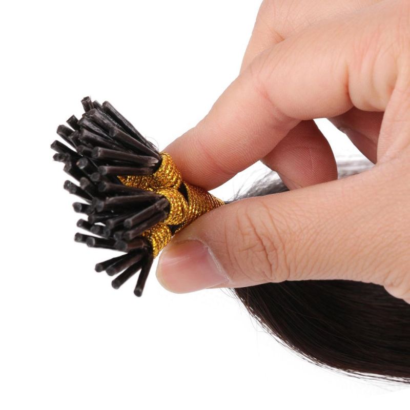 Fine Quality Curl/Wave Pre-Bond Keratin U or Stick Tip Human Remy Hair Extensions