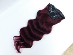 Brazilian Body Wave 99j Clip-in 100% Human Hair