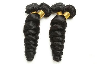 Unprocessed Brazilian Virgin Hair Extension Loose Wave 10-24 Inches Natural Color