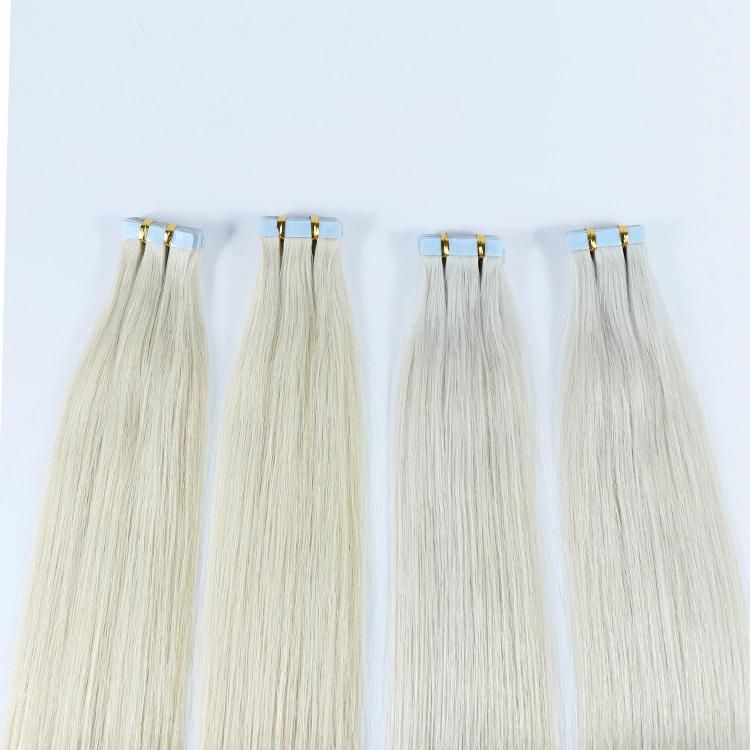 High Quality 12A 100% Raw Remy Tape in Human Hair Extension