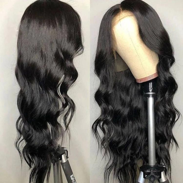 HD Lace Frontal Human Hair Wig Body Wave Transparent Lace Wholesale Price Brazilian Virgin Hair Popular Wig