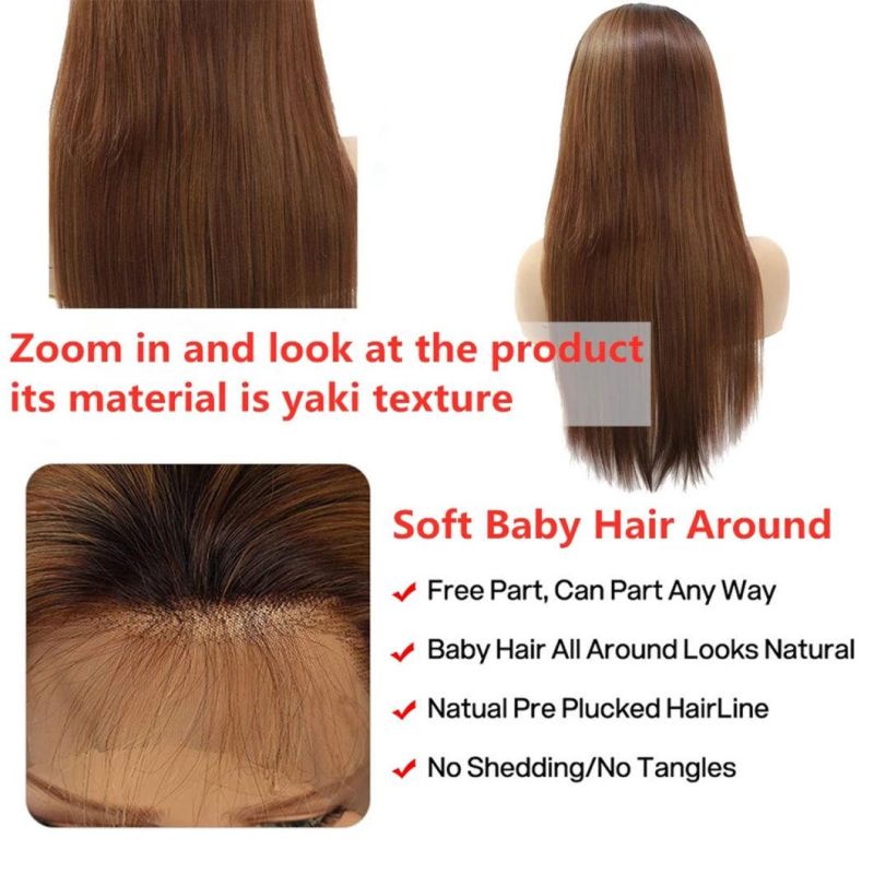 Straight Hair Brazilian Human Hair Wig Lace Front Ombre for Woman Brazilian Human Hair Wigs Natural Wave