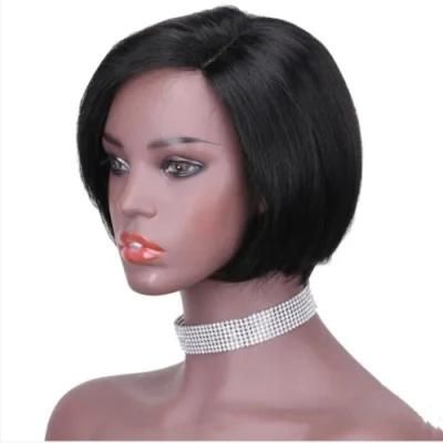 Short Lace Front Human Hair Wigs Bob Wig for Black Women Brazilian Natural Remy Straight Lace Frontal Wig Preplucked Wig