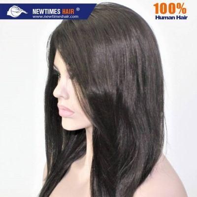 Mono Top Lace Front PU Around High Quality Wig Human Hair Products