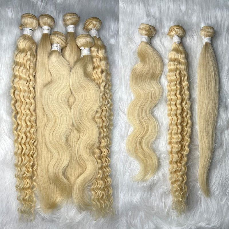 Wholesale 613 Blonde Hair Bundles Cheap Peruvian Pure Virgin Hair Wig 100% Best Natural Brazilian Remy Weft Human Hair Extension Weave