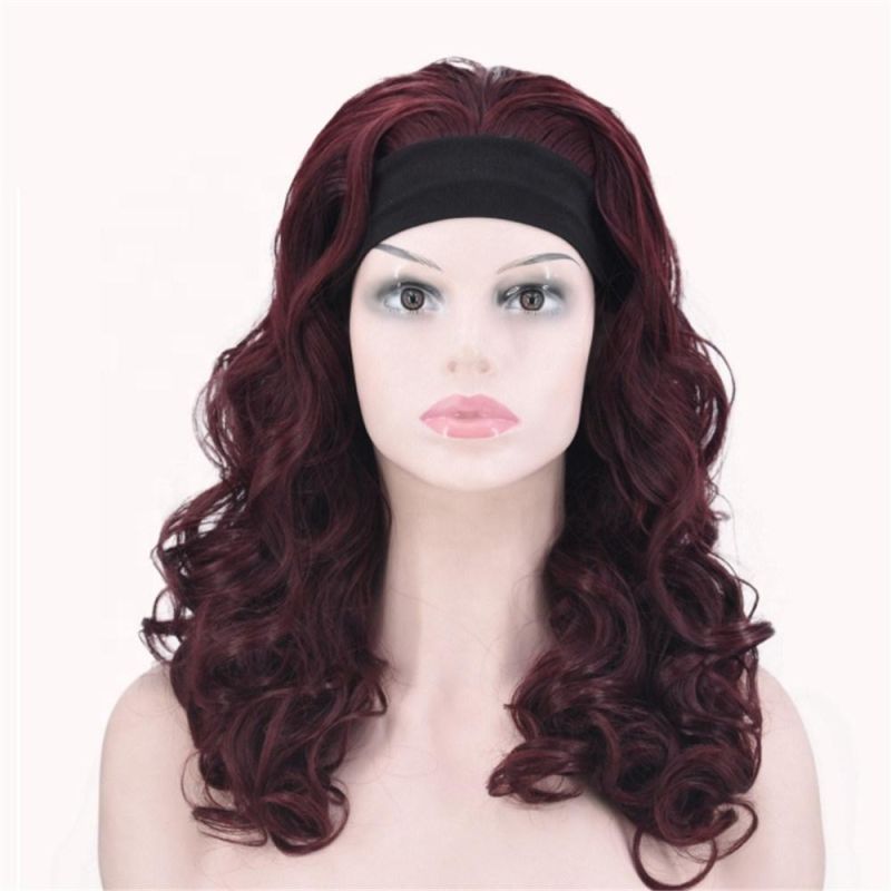 100% Human Hair Synthetic Wigs