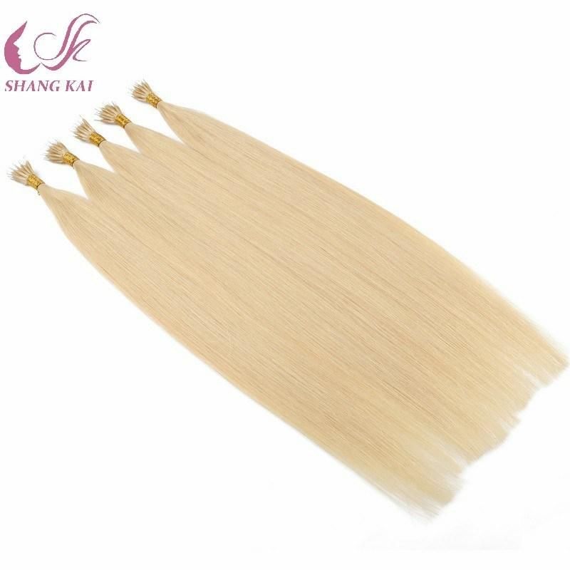 European Double Drawn Hair Extension Nano Ring Stranded Hair Extensions Nano Ring Supplier