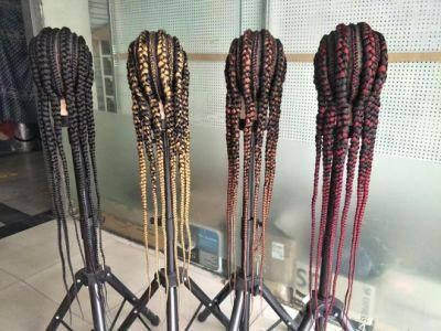 Full Lace Box Braided Wig Wholesale African Braided Lace Front Wig Vendors Braided Wigs for Black Women