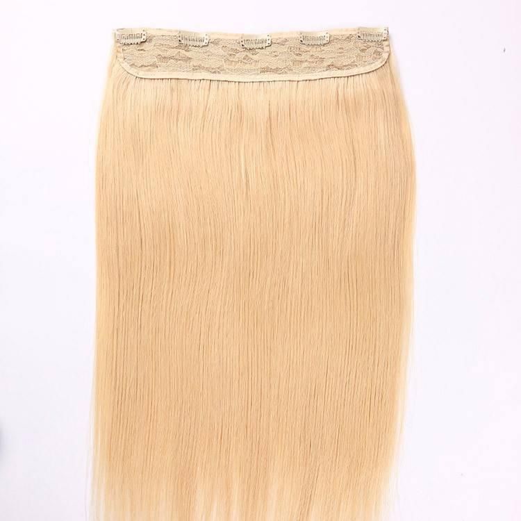 High Quality Thick Clip in Hair Extension 100% Human Hair, Invisible Remy Clip in Hair Extension