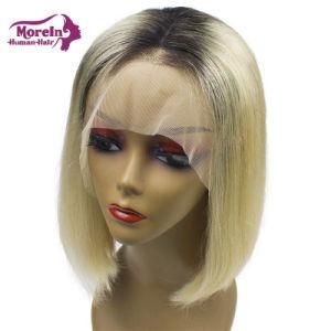 New Arrival Bob Lace Front Wigs 1b 613 Color Wigs Wholesale Price Human Hair